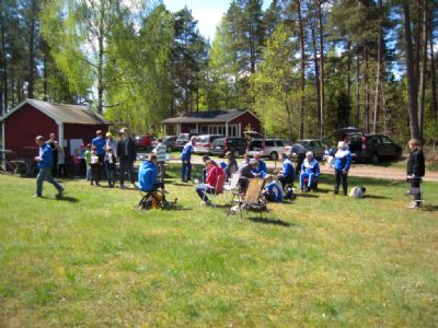 Det var massor av Tors&aring;s OK:are som nj&ouml;t i det fina v&auml;dret i &Ouml;vraby!